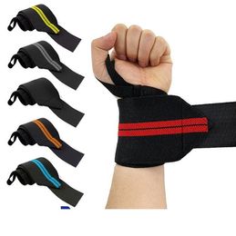 professional Weight Lifting protective Wristband Sport Training Hand Bands Wrist Support Strap Wraps Bandages For Powerlifting Gym workout