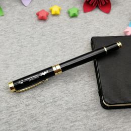 1pc Gel Pen With Your Name Unique Birthday Gift For Father Design Golden Clip Custom FREE Any Wish Text