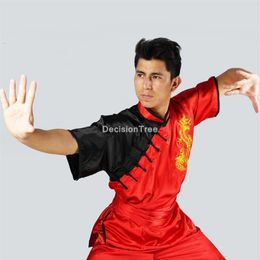 Gym Clothing Uniform Traditional Chinese Men Wushu Tai Bruce Costume Hanfu Set Women Clothes Tang Suit Warrior2720