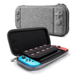 For Nintendo Switch Console Case Durable Game Card Storage NS Bags Carrying Cases Hard EVA Bag shells Portable Carrying Bag Protec260i