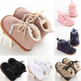 Athletic Shoes Baby Casual Born Girl Boy Warm Snow Boots Toddler Infant Booties Prewalker Size 0-18M
