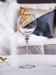 Wine Glasses European Crystal Goblet Champagne Cups Whiskey Drinking Wedding Party Bar El Home Drinkware