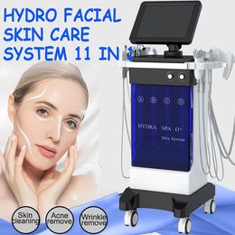 11 IN 1 Diamond Microdermabrasion Skin Rejuvenation Machine Hydro Aqua Clean Oxygen Jet Peel Spray Gun Hydrofacial