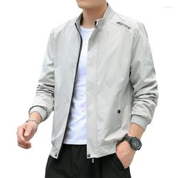 Men's Jackets 2023 Spring And Autumn Mens Coat Korean Version Fashion Casual Stand Neck Jacket Men Baseball Suit