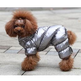 2020 Winter Warm Padded Fleece Costumes For Pet Dog Cat Luxury Warm Apparels Vest Puppy Thicken Hoodie coat jacket Dog Clothes Bul2503