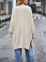 Women's Knits Women S Winter Chunky Knit Sweater Coat Long Sleeve Open Front Oversized Cardigan Jacket