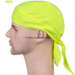 Outdoor cycling Bike Motorcycle helmet cap Pirate Hat Summer Breathable Cooling mask Headwear Wicking Sweat Quickly Dry Swim Pool Anti UV Tie Up Head Scarf Wraps