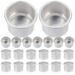 Candle Holders 50Pcs Bulk Candles Tea Light Cups Aluminium Candlestick Holder Cup Wax Containers Tins