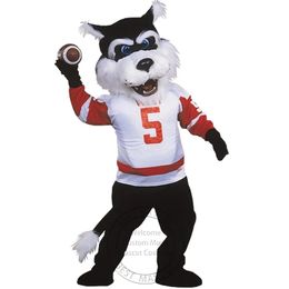 halloween Quality Custom Dog Mascot Costumes Cartoon Character Outfit Suit Xmas Outdoor Party Outfit Adult Size Promotional Advertising Clothings