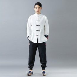 Traditional Chinese Clothing For Men Shanghai Tang Oriental Clothing Chinese Jacket Kung Fu Clothes Male Clothes KK3106257k