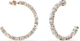 Collezione di gioielli deluxe Swarovski Tennis Deluxe Rhodium Gold Tone Finire Clear Crystals