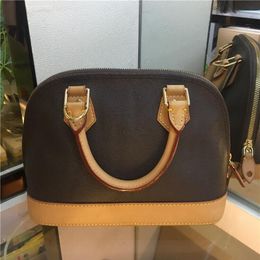 Newset Classic Shell Bag Damier Patent Leather Grid Handbags Women shoulder Canvas Crossbody Purse Shopping Tote wellt255Q