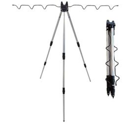 Fishing Accessories Pole Support Frame 3 folded Rod Rest Base Load bearing Telescopic Bracket Holder Tripod Stand Sea 230721