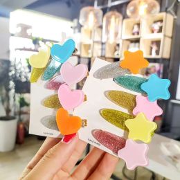 Summer Wholesale Mix Color Styles Heart Cartoon Assorted Lovely Kids Girls Woman Pin Clips Accessories JewelryZZ