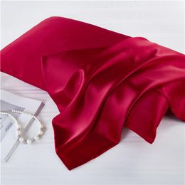 2PCS set 100% Natural Mulberry Silk Pillowcase Zipper Pillowcases Real Silk Pillow Case Cover Satin For Home Bedding 51 76cm231p