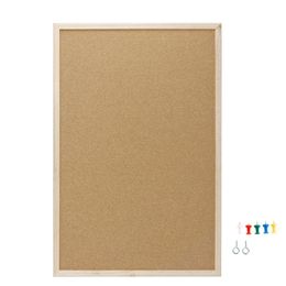 Schroevendraaiers 40x60cm Cork Board Drawing Board Pine Wood Frame White Boards Home Office Decorative D0ac