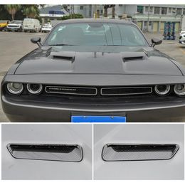 Car Engine Hood Vent Outlet Trim Cover for Dodge Challenger Car Exterior Accessories2982