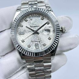 High quality Luxury 41mm Computer Print Dial Watch 2813 Automatic steel waterproof watch