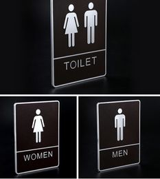 Other Home Decor Men's And Women's Toilet Doorplate Signs Creative Toilet Wall Sign Decor Door Toilet Signage Icon Door Wc Sign House Numbers 230721