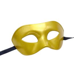 Halloween Masquerade Decorations Male Retro Masquerade Half Face Shield Portable Face Cover For Holiday Costumes Carnival Party