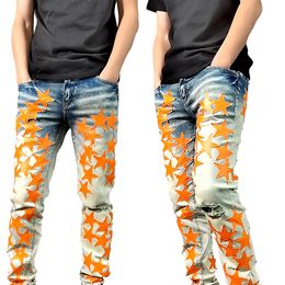 Designer jeans Men jeans Designer Hip Hop jeans Fashion Mens Pants Jeans Top Quality jeans Purple Motorcycle cool denim pant Four Seasons Clothing Pants