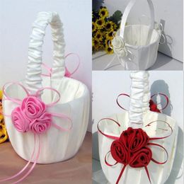 Flower Girl Baskets for Wedding Favours Basket Bridesmaid Accessories277K