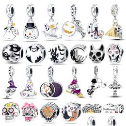 Alloy 2023 Halloween Skls Ghosts Charms Plata De Ley 925 Mummy Cross Pendant Original Fit Pandoras Bracelet Diy Jewellery Drop Delivery Dhpaj