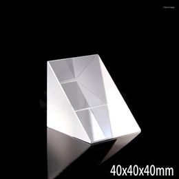 40x40x40mm Optical Glass Prisms Triangular Lsosceles Right Angle K9 Lens