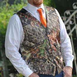 2019 Men Tuxedo Camo Vests for Prom Wedding Camouflage Groomwear Man Camouflage Vest vest tie Plus Size Custom Made size and c305f