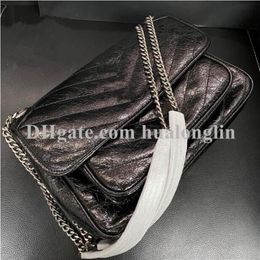 designer quality leather women handbag shoulder bag chain cross body messenger 22cm 28cm2833