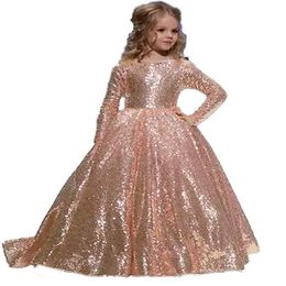 Said Mhamad Gold Princess Flower Girls' Dresses Tutu 2019 Toddler Little Girls Pageant Communion Dress In Stock Cheap Kids Fo262t