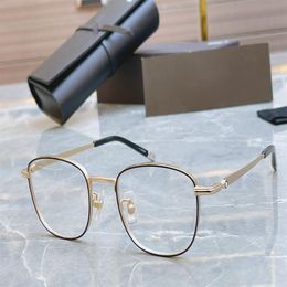 2021 new 0134o men's glasses frame optical myopia frame high-end quality fashion Baitai ultra-light pure titanium steel size 291R