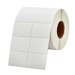 40 20mm-50 40mm blank white 2 rows paper barcode adhesive sticker label package label address sticker238E