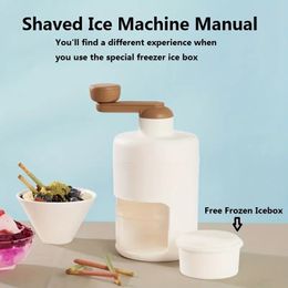 Shaved Ice Machine, Snow Cone Machine - Portable Ice Crusher And Shaved Ice Machine With Free Ice Cube Trays - BPA Free