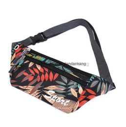 Outdoor Camouflage Chest Bag Fashion 3D Print Waterproof Single Shoulder Bags Multifunctional Phone Waistpack Hiking cycling Sports Waist Packs 26 designs