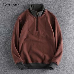 Men's Hoodies Mens Fashion Basic Tops Casual Pullovers Long Sleeve Zipper Sweatshirt Sexy Men Clothing 2023 Autumn Loose Sweatshirts Homme