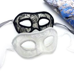 1pcs Women'S Lace Half Face Prom Party Mask Fashionable Lace Princess Dance Mask Parties And Halloween Performance Mask Props