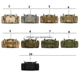 Tactical Bag Sport Bags 600D Waterproof Oxford Military Waistbag Molle Outdoor Pouch pack Durable Backpack for Camping Hiking cycling