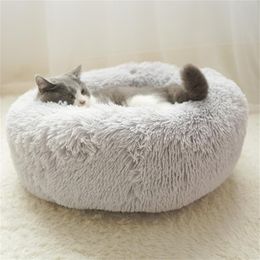 55%off Dog Bed Sofa Round Plush Mat For Dogs Large Labradors Cat House Pet Bed Dcpet Drop Centre mini size jers283S