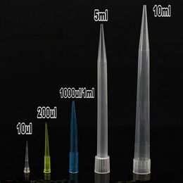 Lab Supplies 10ul 200ul 1000ul 5ml 10ml PP Plastic Pipette Tips For Microbiological Test Pipettor Tips Disposable Pipette Tip245u