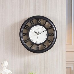 Wall Clocks Nordic Design Home Clock Digital Round Battery Large Vintage Luxury Watch Quartz Bedroom Duvar Saati Decoration