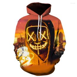 Men's Hoodies Harajuku Fashion Clown Hoodie Men's/women's 3d Sweatshirt Print Top Coat Oversized Sudadera Hombre