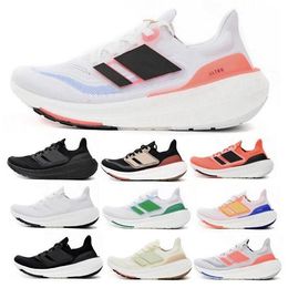 Ultraboost Light Mens Women Running Shoes UB 9.0 Ultraboosts 23 Triple White Core Solar Red 2023 Man Womans Athletic Trainer Sneakers