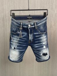 DSQ PHANTOM TURTLE Jeans Men Jean Mens Luxury Designer Skinny Ripped Cool Guy Causal Hole Denim Fashion Brand Fit Jeans Man Washed Pants 20489