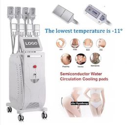 Clinic use Cryolipolyse cryo Slimming machine 8 freezz handles cryo ems rf Cooling EMS radio frequency Fat Reduce skin tighten beauty machine with 2 years warranty