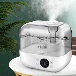 1pc Sejoy 1.32Gal Humidifier For Bedroom, Cold & Warm Mist Humidification, Essential Oils Humidifier, Intelligent Constant Humidity LED Touch Screen