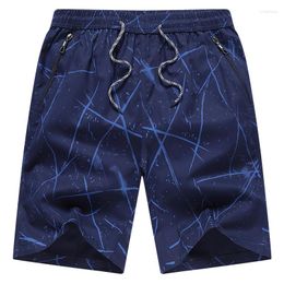 Men's Shorts Mens Flower 95% Cotton Casure Summer And Autumn Beach For Male Knee Pants Size L-5XL