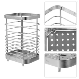 Storage Bottles Accessories Countertop Utensil Holder Stainless Steel Drying Dish Rack Accessory Spoon Supply Dishes