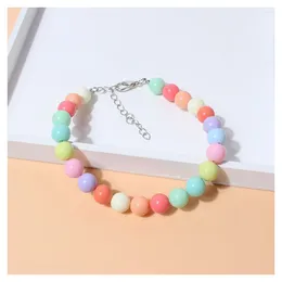 Dog Collars Cat Pet Candy Coloured Pearl Necklace Collar Embellished Girl Small Medium-sized Puppy Teddy Jewellery Accessories