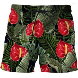 Men's Shorts 2023 Summer 3D Forest Style Beach Pants For Men Fashion Sports Printing Quick-drying Surf